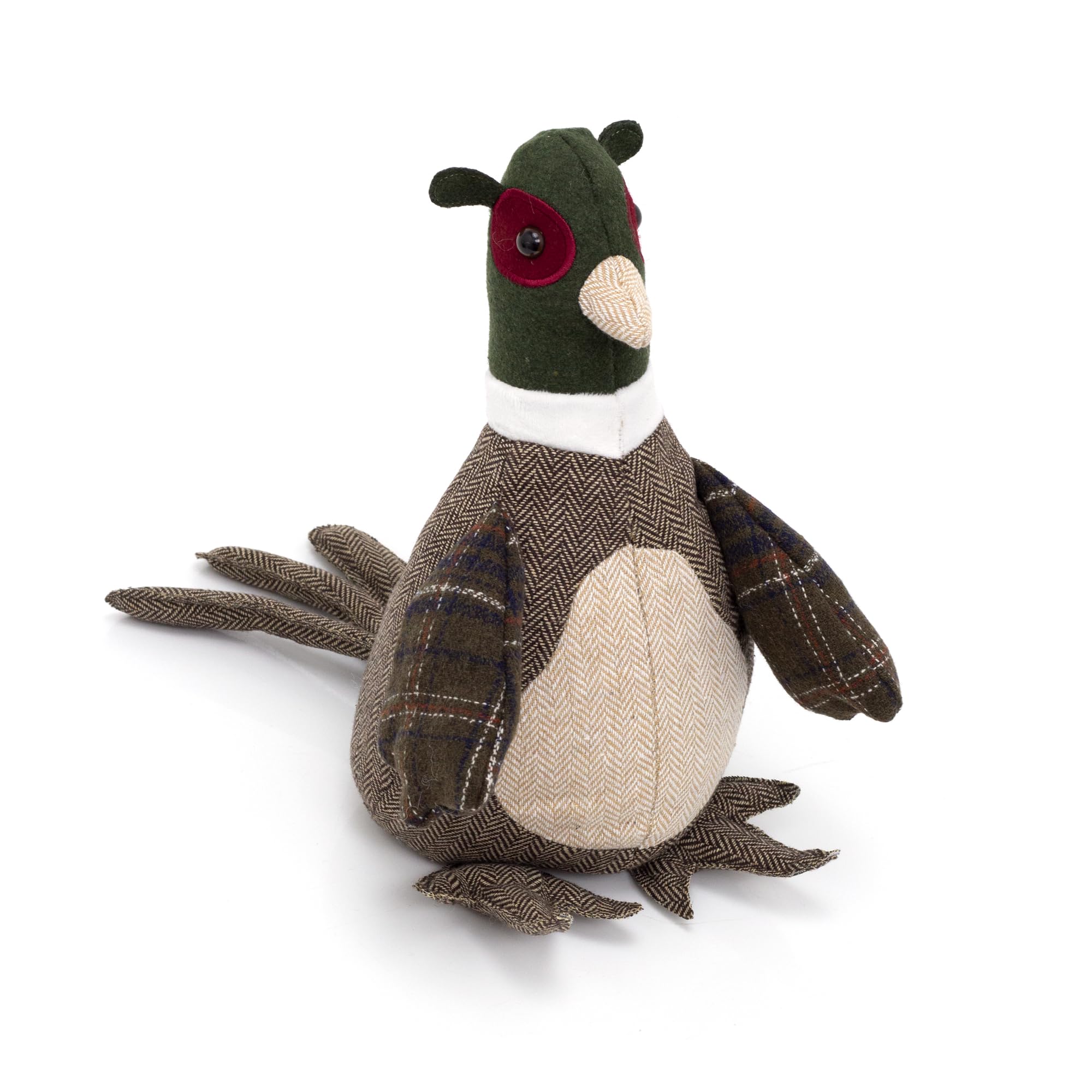 Chester Pheasant Doorstop | Bird-Shaped Fabric Animal Door Stop | Decorative Weighted Door Stopper- 1.5kg