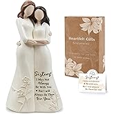 GemsLives Sister Birthday Gifts from Sisters,Sister Birthday Gifts Figurines,Bestie, Friendship Gifts for Christmas, Mother's Day, Sisters Day