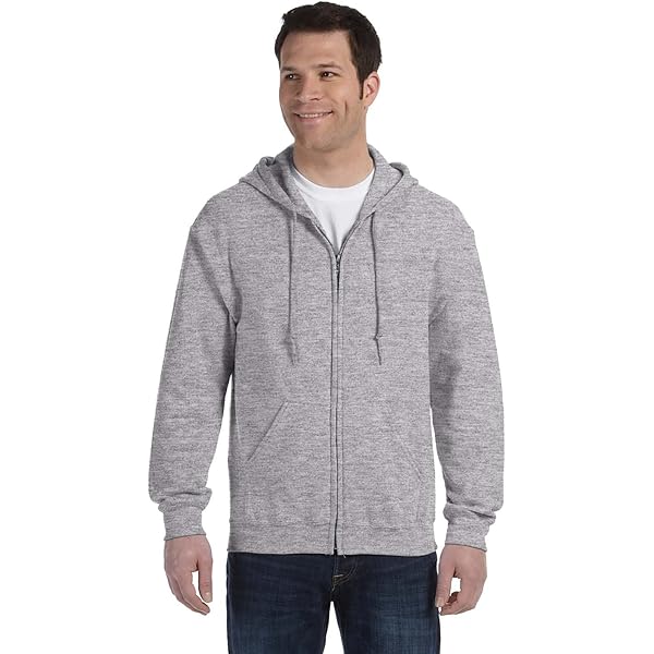 PEOPLE 1 SWEAT TOPS / ASH GRAY　XL Gildan Heavy Blend Full-Zip Hooded Sweatshirt, Ash Grey, S at