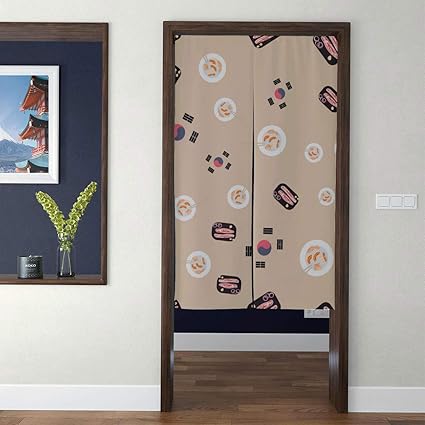 Amazon Com Whiofe Japanese Style Tapestry Noren Door Hallway