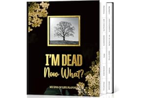 Lanpn I'm Dead, Now What Journal, End of Life Planner Death Book Organizer with Tabs, When I Die Planning Journals for Senior