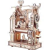 ROKR 3D Puzzle LK602 for Adults, Classic Printing Press Wooden Puzzles Model Building Kits, DIY Wood Crafts Cool Toys Birthda