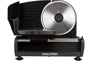 Kalorik 200 Watts Professional Food Slicer, Black (AS 45493 BK)