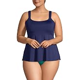 Lands' End Women's Flutter Tankini Top