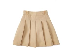 unik Girl Pleated Uniform Skirt Scooter Size 5-16 Navy Khaki Black Hunter Green