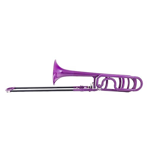 Kaizer Plastic Trombone 1000 Series Polymer Purple with Case & Accessories PLYTBNE1000PL