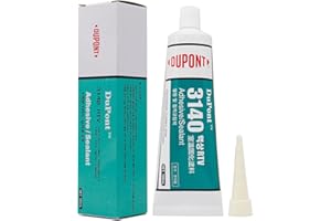 SANYI Dowsil 3140 RTV 100ml Coating Adhesive Sealant Translucent Clear Electrical Board Battery Assemblies Room Temperature Cure Vibration Shock Dampening Dow Corning 3140 Low Stress Flame Resistance