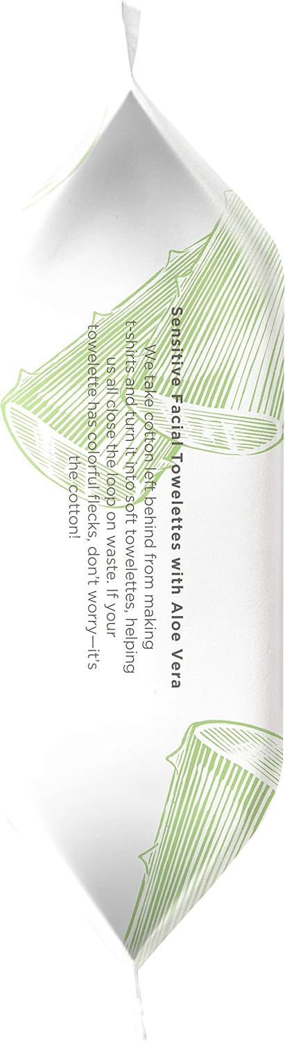burt's bees sensitive facial cleansing towelettes with cotton extract