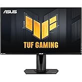 ASUS TUF Gaming 27" 2K HDR Gaming Monitor (VG27AQ) - QHD (2560 x 1440), 165Hz (Supports 144Hz), 1ms, Extreme Low Motion Blur, Speaker, G-SYNC Compatible, VESA Mountable, DisplayPort, HDMI,Black