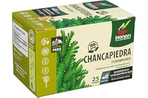 PERUVIAN NATURALS Hanan Chanca Piedra Tea “Stone Breaker” 25 Teabags of Dried Chancapiedra Leaves Wild-Grown in Peru