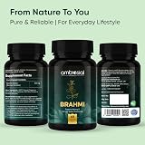 AMBROSIAL Bacopa Monnieri Brahmi Capsules 500mg 60 Tablets Non-GMO Gluten Free view 9