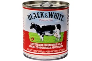 BLACK AND WHITE Black & White sweetened condensed milk 14 oz (pack of 4)