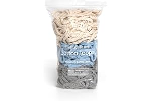 HARRISVILLE DESIGNS Friendly Loom | 7” Traditional-Sized Glacier Themed Potholder Weaving Loops | Craft 6 Cotton Potholders