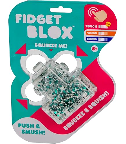 Amazon.com: Goliath Fidget Blox Touch | Pink Gel with Hot Pink