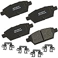 Bendix Premium SBC1161 Ceramic Rear Brake Pads for Ford Fusion 2012-2006, Lincoln MKZ 2012-2007, Zephyr 2006, Mazda 6 2013-2006, Mercury Milan 2011-2006