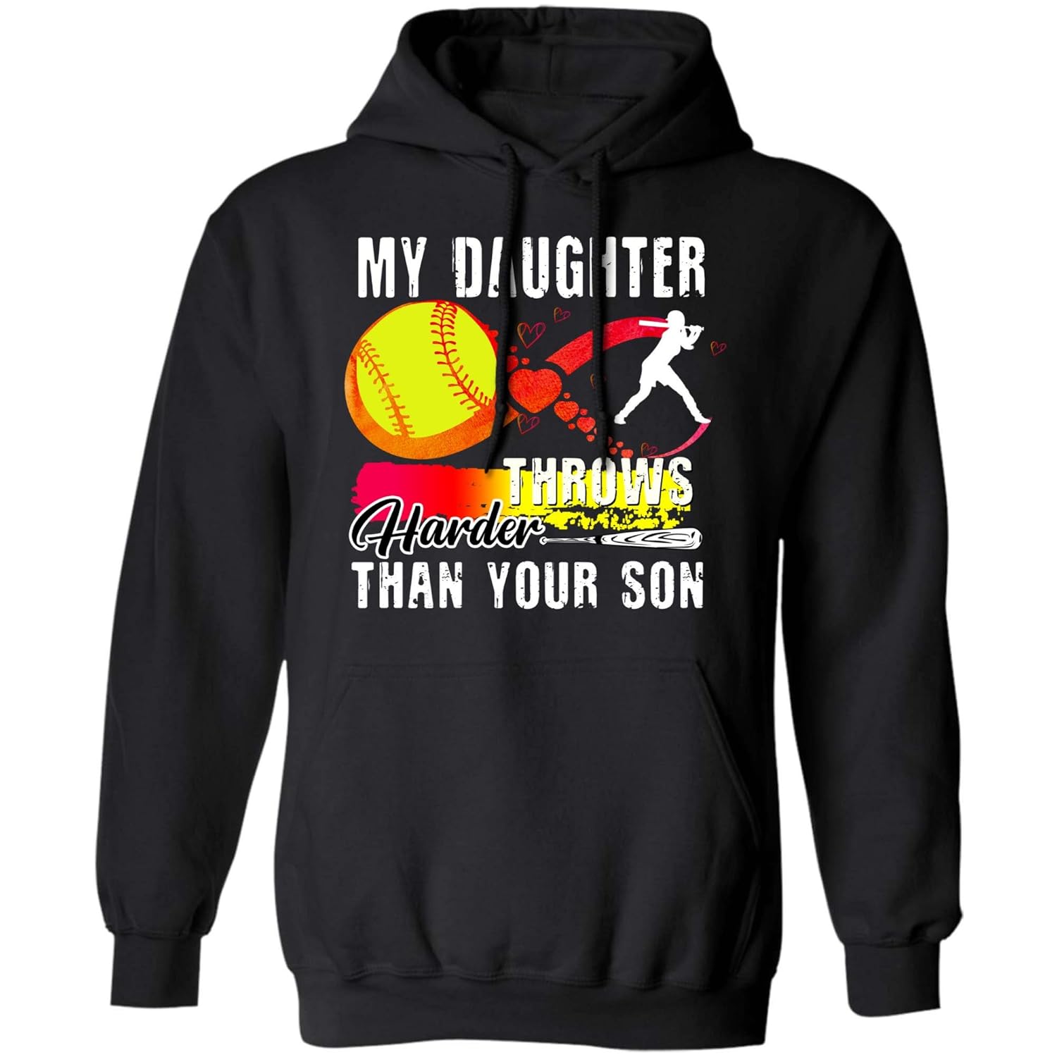 Funny Softball Dad Shirts My Daughter Throws Harder Tees Kinihax