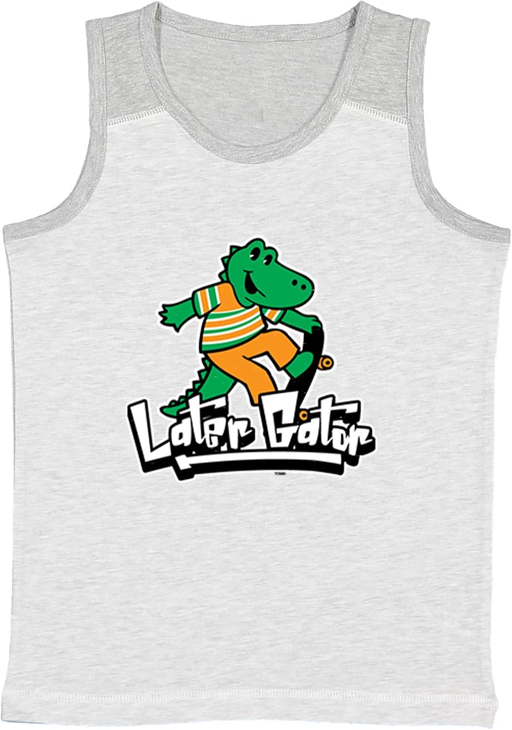 Later Gator Skater Alligator Youth Contrast Back Tank Top Tank Tops