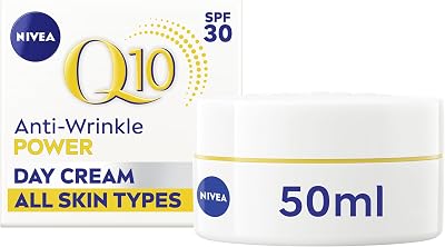 NIVEA Q10 Anti-Wrinkle Power Firming Day Cream SPF 15 50ml Pack of 2