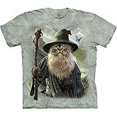 The Mountain Catdalf Unisex T Shirt | Premium, Hand-Dyed | Funny Cat Graphic Tee