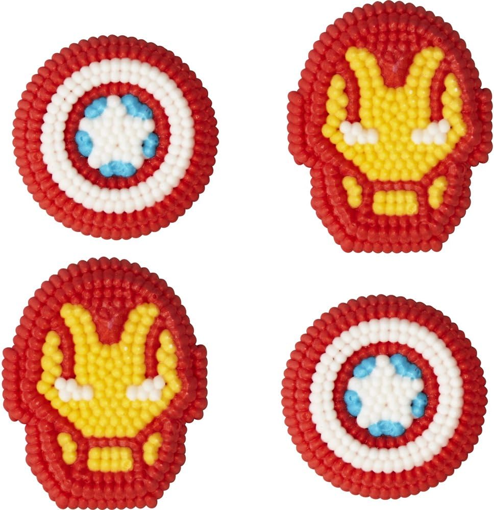 Wilton Marvel Avengers Icing Decorations, Multicolor