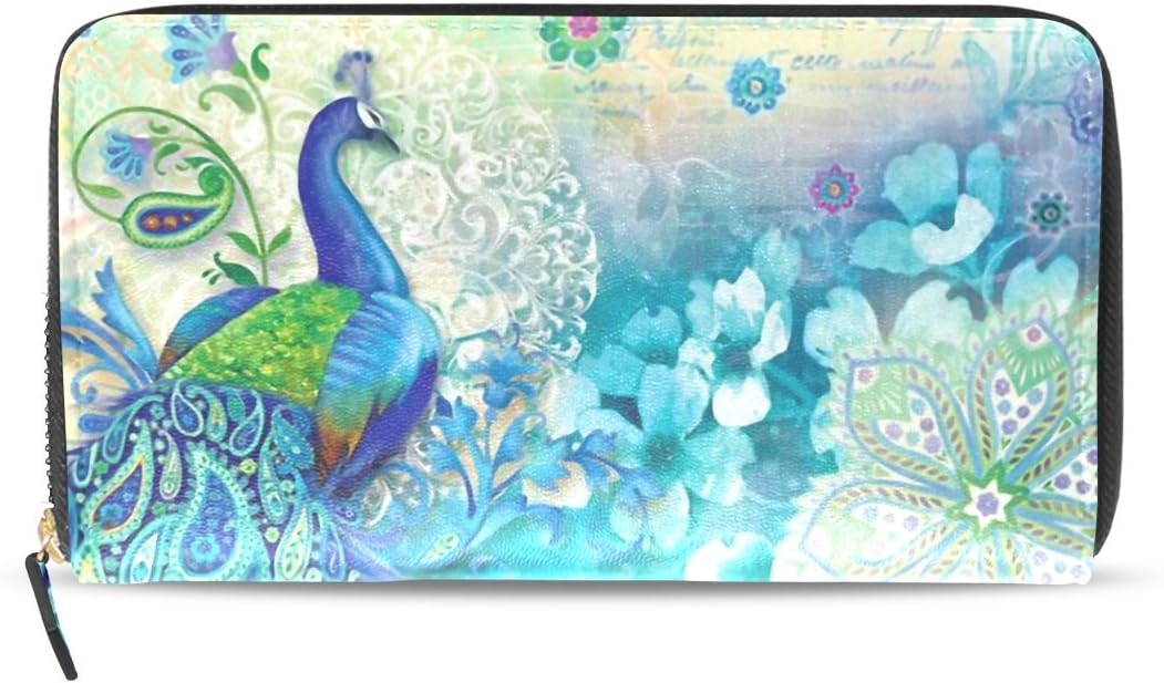 Womens Long Wallet & Purse Case Card Holder