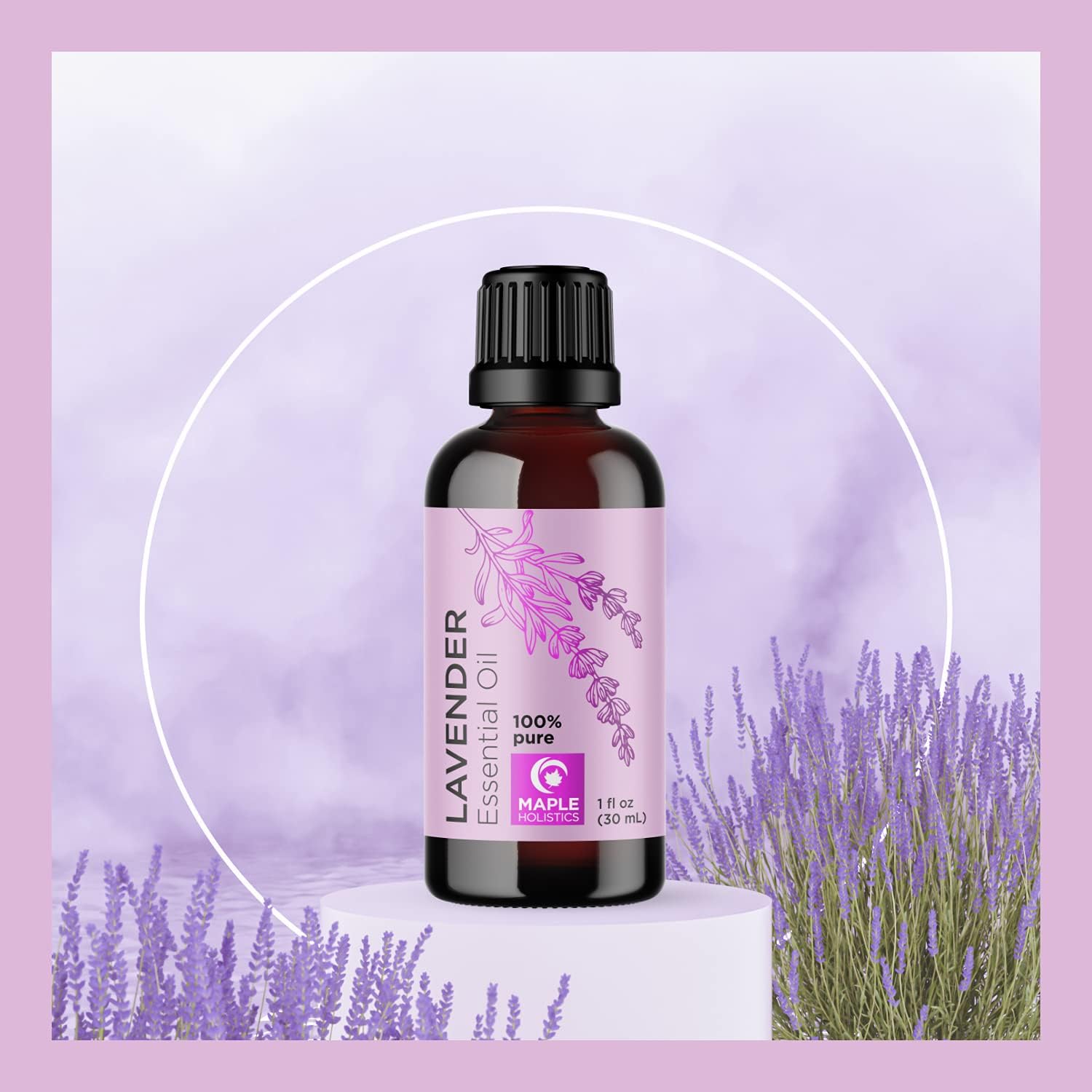 Pure Lavender Oil Essential Oil - Premium Therapeutic Grade Lavender Essential Oils for Diffuser Plus Healthy Hair Skin and Nails Support - Undiluted Lavender Aromatherapy Oils for Diffuser: Health & Personal Care