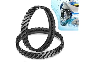 LAIKOU 2-Pack R0526100 Track Replacement for Zodiac Baracuda MX6 MX8 Elite Series Suction-Side In-ground Pool Cleaners, Heavy Duty Rubber Wheel Tire Belts