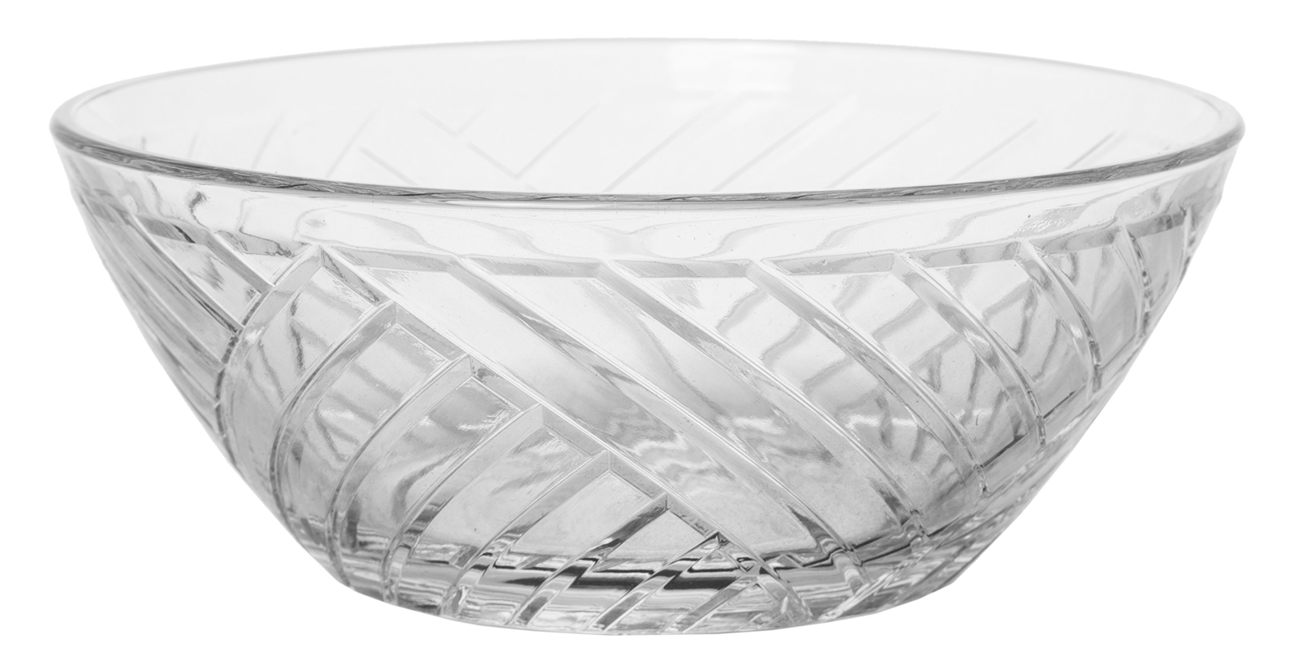 Mini Glass Multipurpose Prep and Serving Bowls, Crystal Clear, Set of 6
