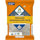 24 Mantra Organic Sonamasuri Rice 10 lb &ndash; Organic Rice | Good Source of Carbohydrates &amp; Dietary Fiber | Naturally Gluten-Free &amp; Light to Digest | USDA Certified Organic