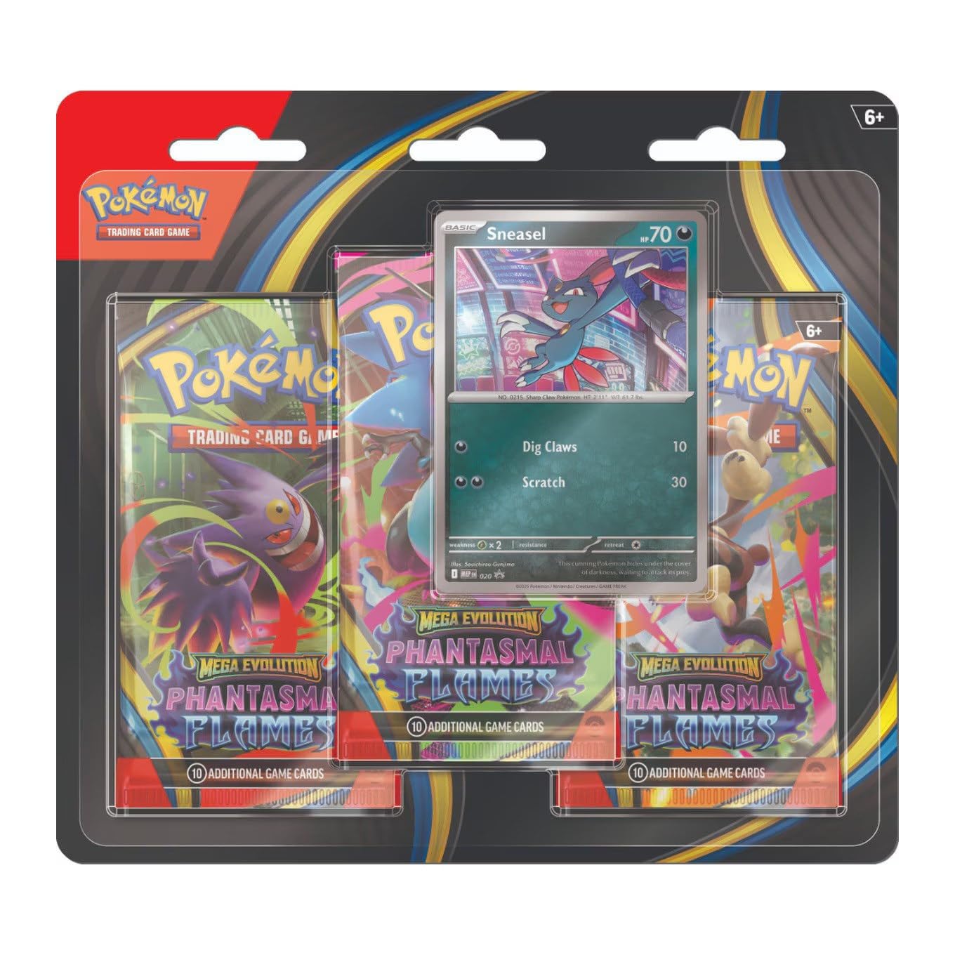 Pokémon TCG: Mega Evolution - Phantasmal Flames Blister Pack 3 Bulk Assortment (EU) ES