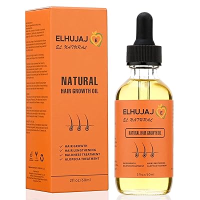 Buy Elhujaj Natural Hair Growth Oil Hair Loss Treatment Hair Growth Serum Castor Oil Nine Effective Oils To Regrow Longer Thicker Hair For Men And Women Online In Indonesia B08p7yg358