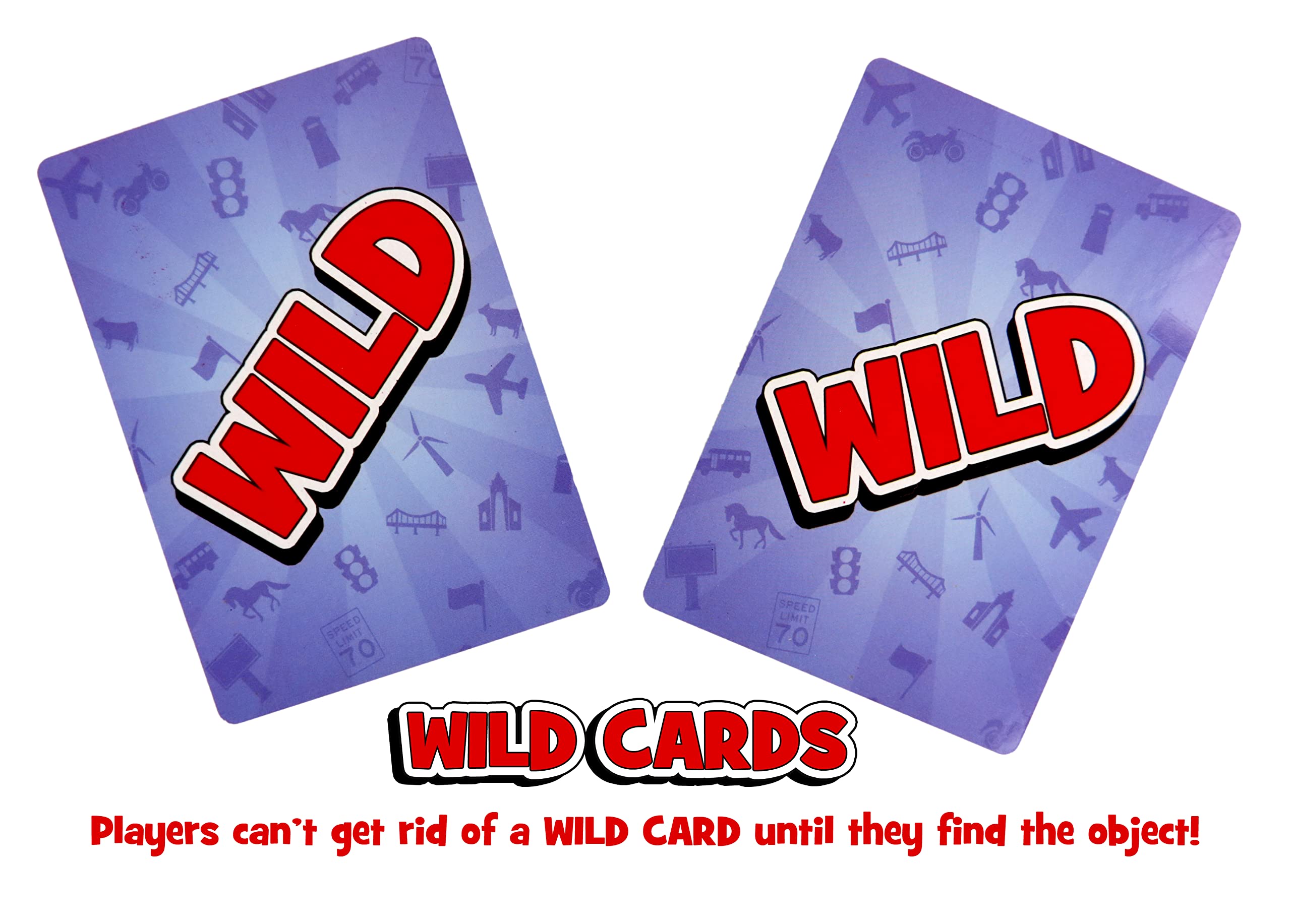 Regal Games Travel Outdoor Scavenger Hunt Games for Kids Ages 4, 5, 6, 7, 8, 9, 10, 11, 12 - Outdoor & Nature Family Hunt Games for Road Trips - 2-8 Players - 54 Scavenger Hunt Cards