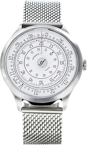 Amazon トリフォグリオ Trifoglio Italia Millimetro ミリメトロ Ml000sswh 自動巻き 回転ディスク 時計 ミラネーゼブレスレット メンズウォッチ イタリア時計 正規輸入品 メンズ腕時計 腕時計 通販