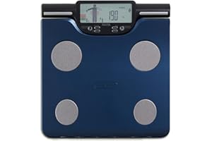 TANITA BC-602 Segmental Body Composition Scale Body Fat Muscle Mass Per Body Part Daily Calorie Intake 8 Readings Blue