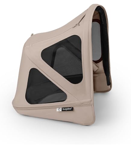 Bugaboo Kangaroo and Fox Sun Canopy UPF 50+ Ext Sunshade - Misty White