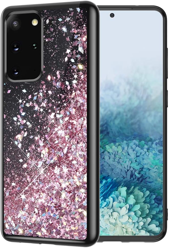Caka Case For Galaxy S Plus Glitter Girls Women Liqui