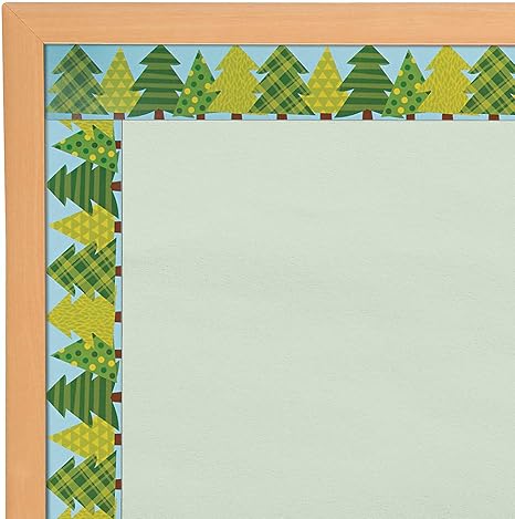 Amazon Com Fun Express Woodland Tree Border Educational