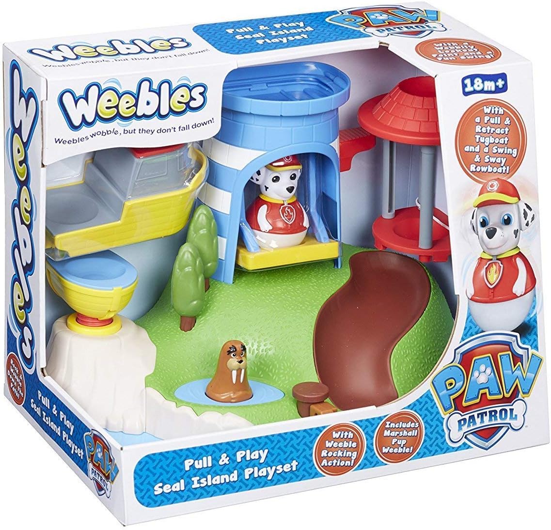 paw patrol weebles treehouse playset