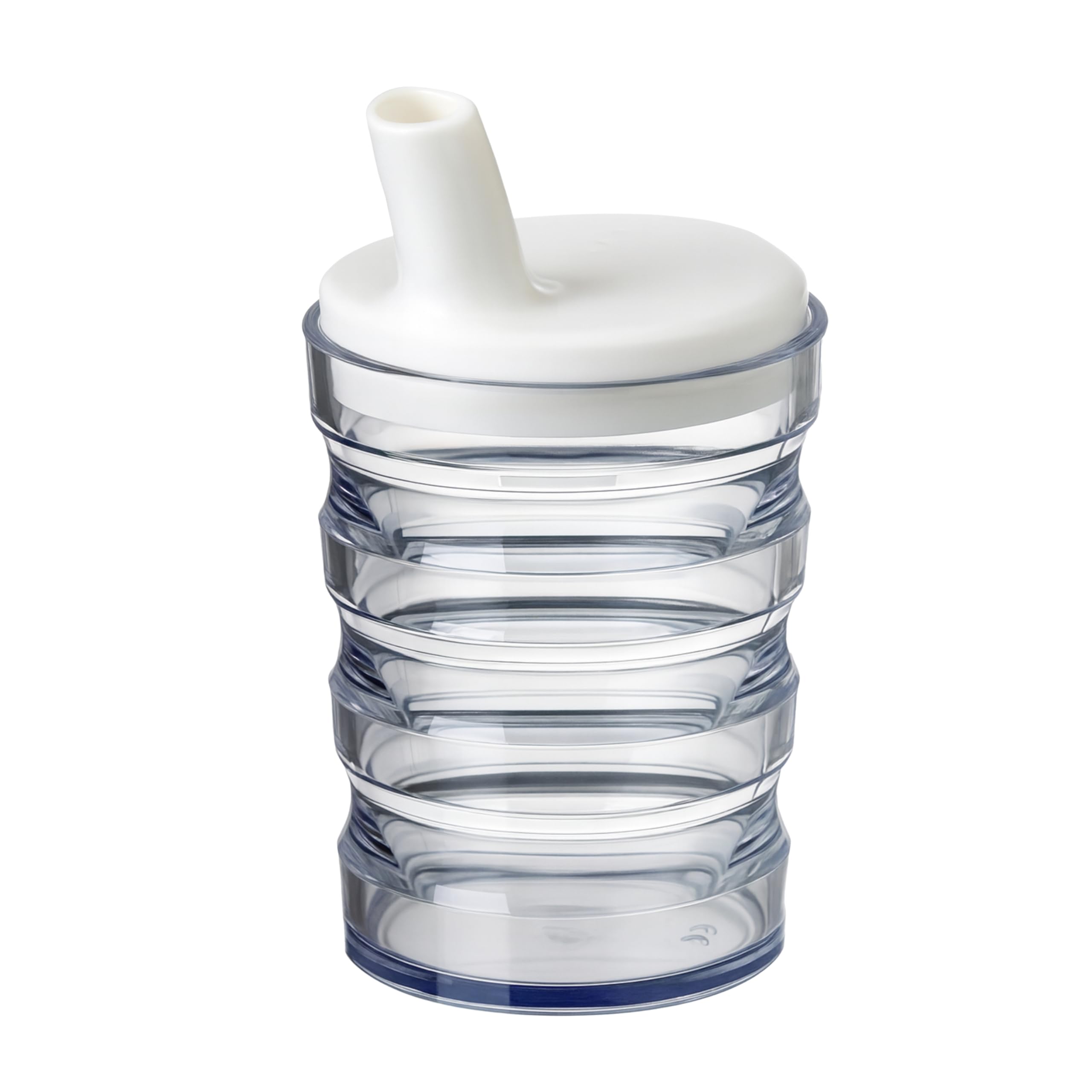 Homecraft Clear Non Spill Cup, Portable Travel Mug with Straw Lid for Children, Elderly and Disabled, Size Small