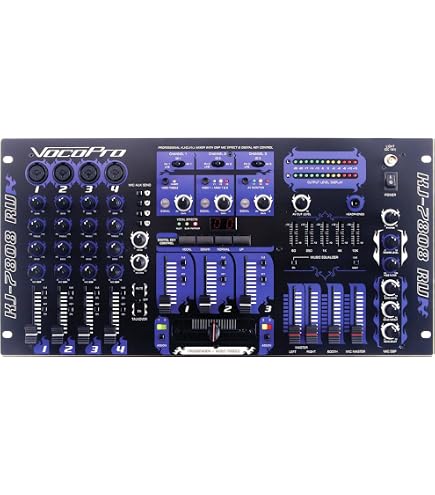Amazon.com: VocoPro DA-1000 Pro Professional 3 Mic Digital Echo