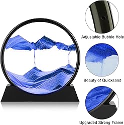 rysnwsu 3D Dynamic Sand Art Liquid Motion, Moving