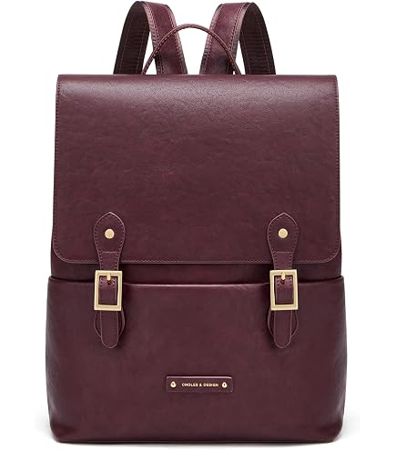 Cnoles Leather Backpack Purse For Women Fashion Ladies Vintage Bags Casual College Travel Backpacks Large bag White : Clothing, Shoes & Jewelry