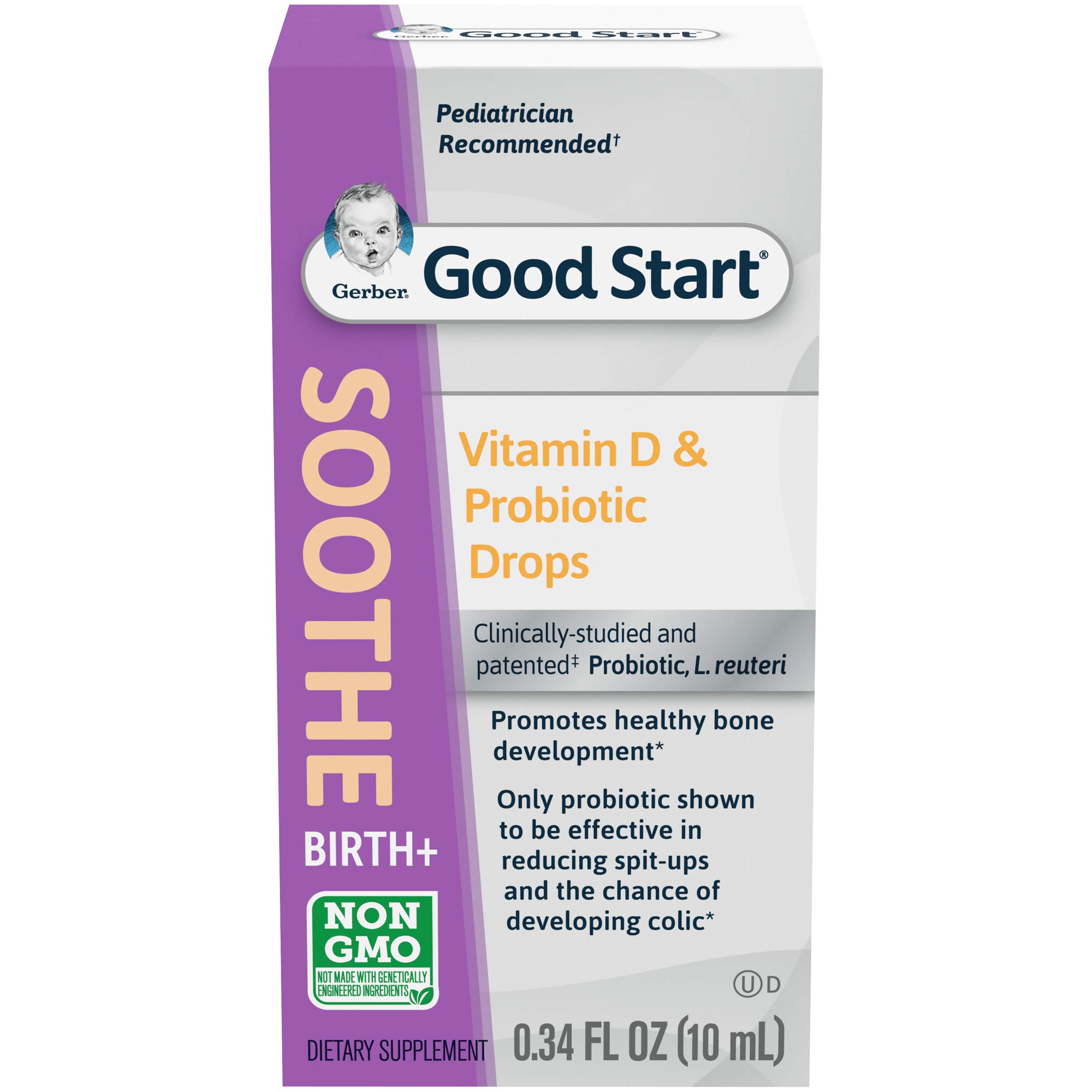 Mua Gerber Good Start Baby Probiotic Drops with Vitamin D, Soothe, 0.34 ...