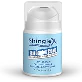 ShingleX Moisturizing Skin Cream with Colloidal Oatmeal &amp; Safflower Seed Oil | Fast-Absorbing Daily Face &amp; Body Moisturizer for Dry, Sensitive Skin | Fragrance Free | 1.4 oz