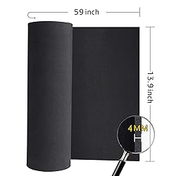 Black Foam Sheets Roll, Premium Cosplay EVA Foam