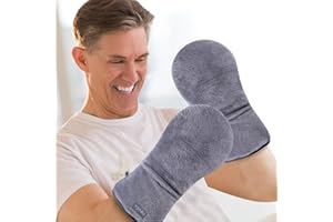 REVIX Heated Mitts for Hand Therapy, Microwavable Hand Warmer for Women and Men, Microwavable Therapy Mittens Unscented Hands