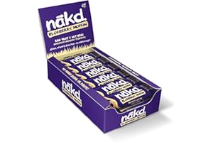 NĀKD. Nakd Bar, Blueberry Muffin Raw Fruit and Nuts, Gluten Free, Vegan, 18 Count18
