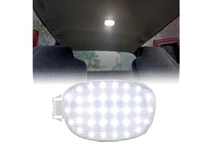 LED Interior Roof Dome Light for Dodge Ram 1500 White Overhead Reading Lamp With Clear Cover Lens for Dakota Neon Durango Gra