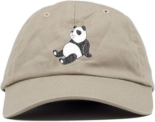 beige strapback hat