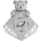 Baby Fanatic NFL Baby Security Blanket Bear Snuggle Toy for Newborn Boy Girl Unisex Stuffed Animal Officially Licensed- -Philadelphia Eagles